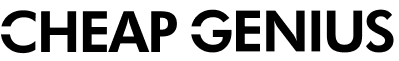 CHEAP GENIUS logo